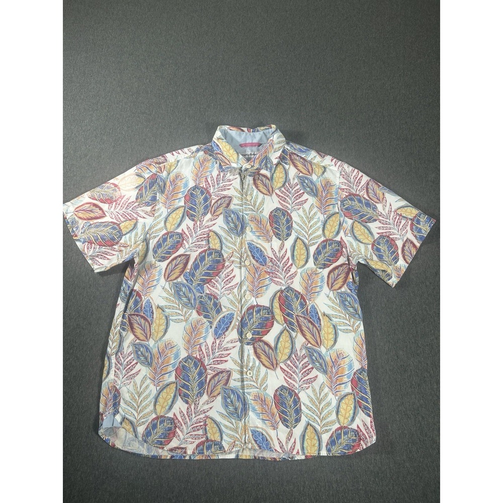 Tommy Bahama Shirt Island‎ Zone Camp Hawaiian Size Medium
